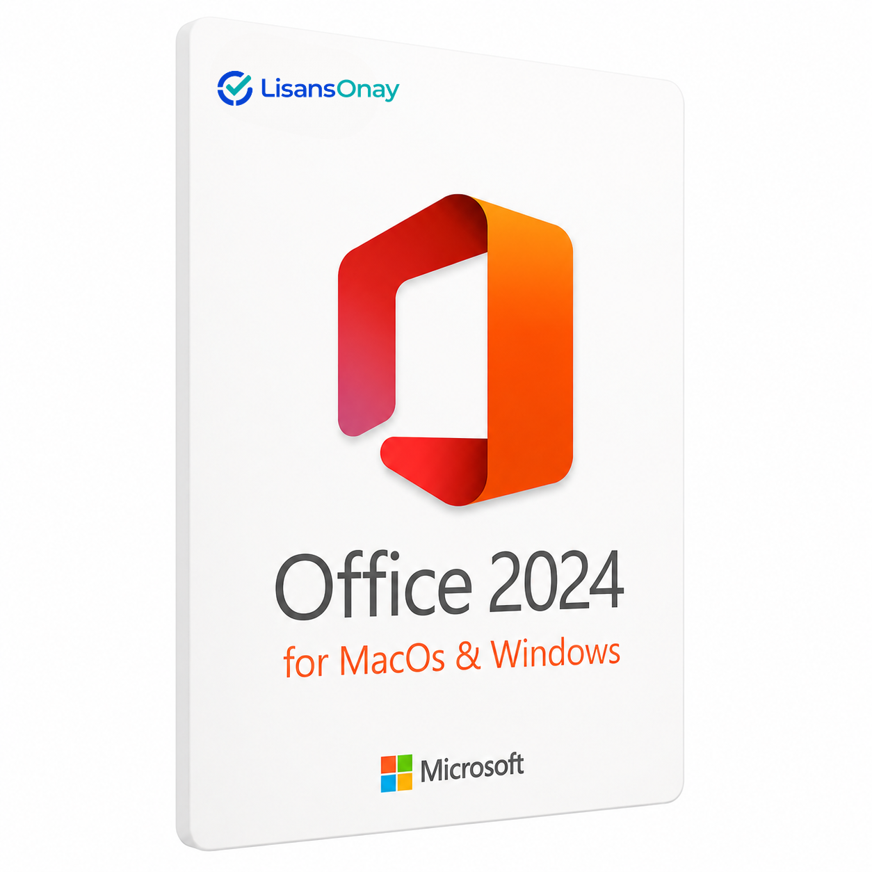 Microsoft Office 2024 Ev ve İş Lisans Anahtarı (macOS ve Windows Uyumlu)