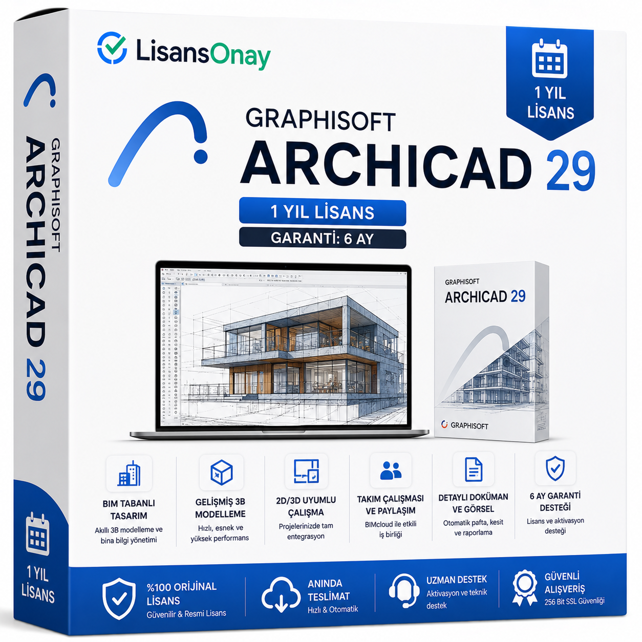 Graphisoft ArchiCAD 29 - 1 Yıllık Abonelik Lisansı