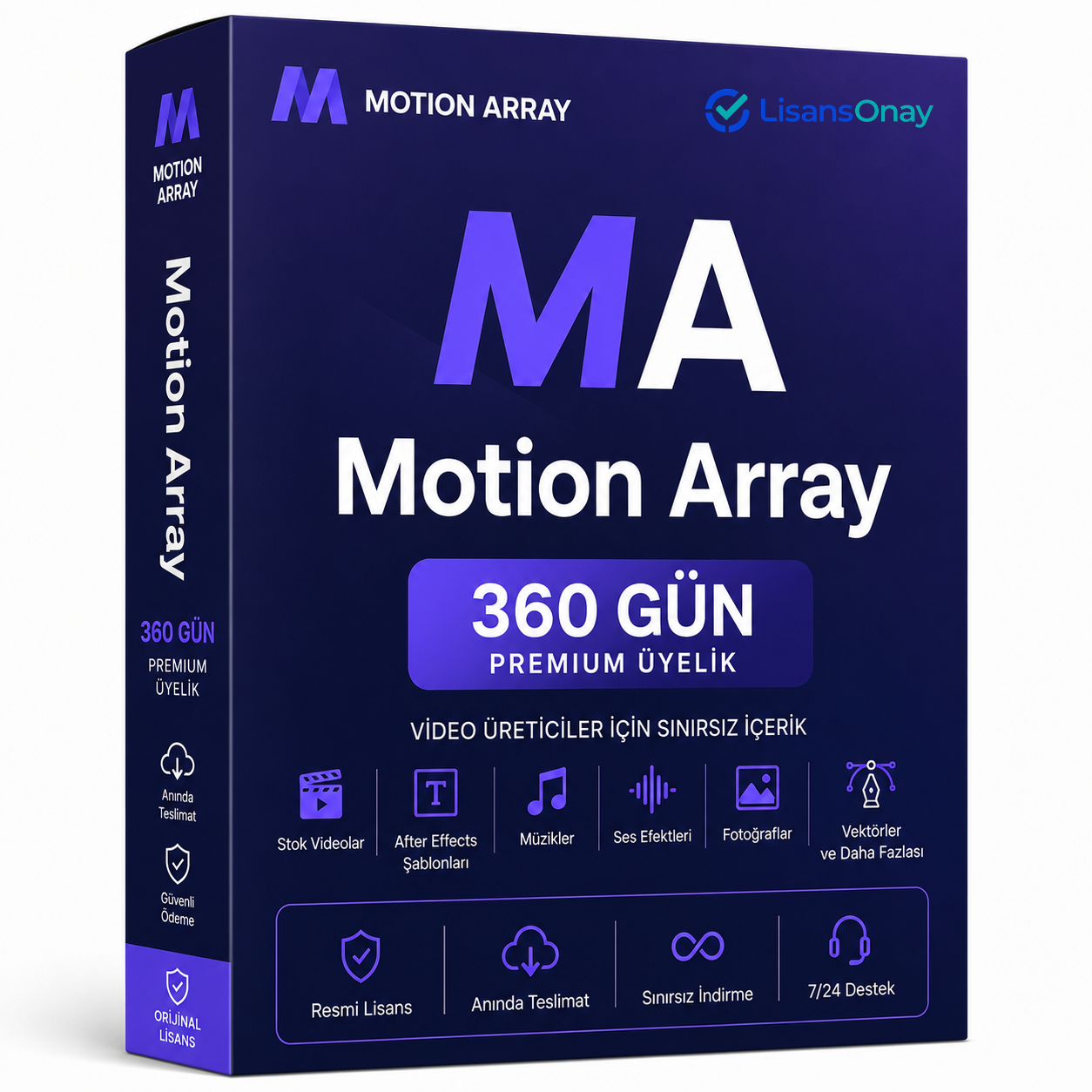 Motion Array 360 Günlük Abonelik Hesabı
