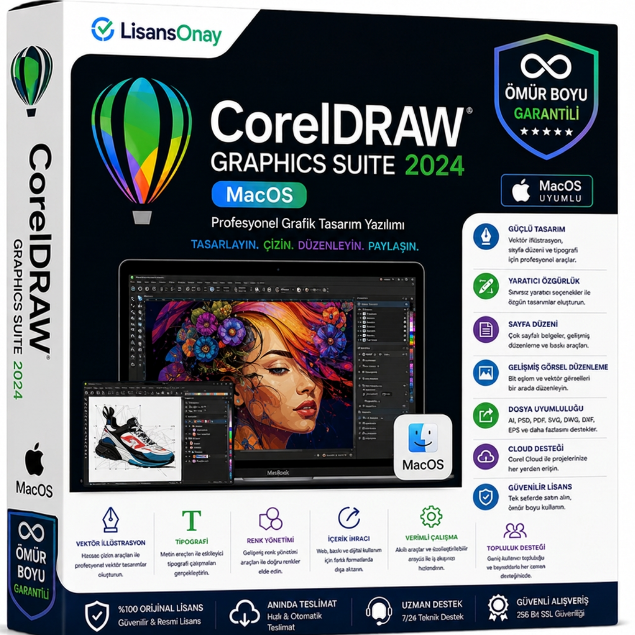 CorelDRAW Graphics Suite 2024 Lisans Anahtarı (macOS)
