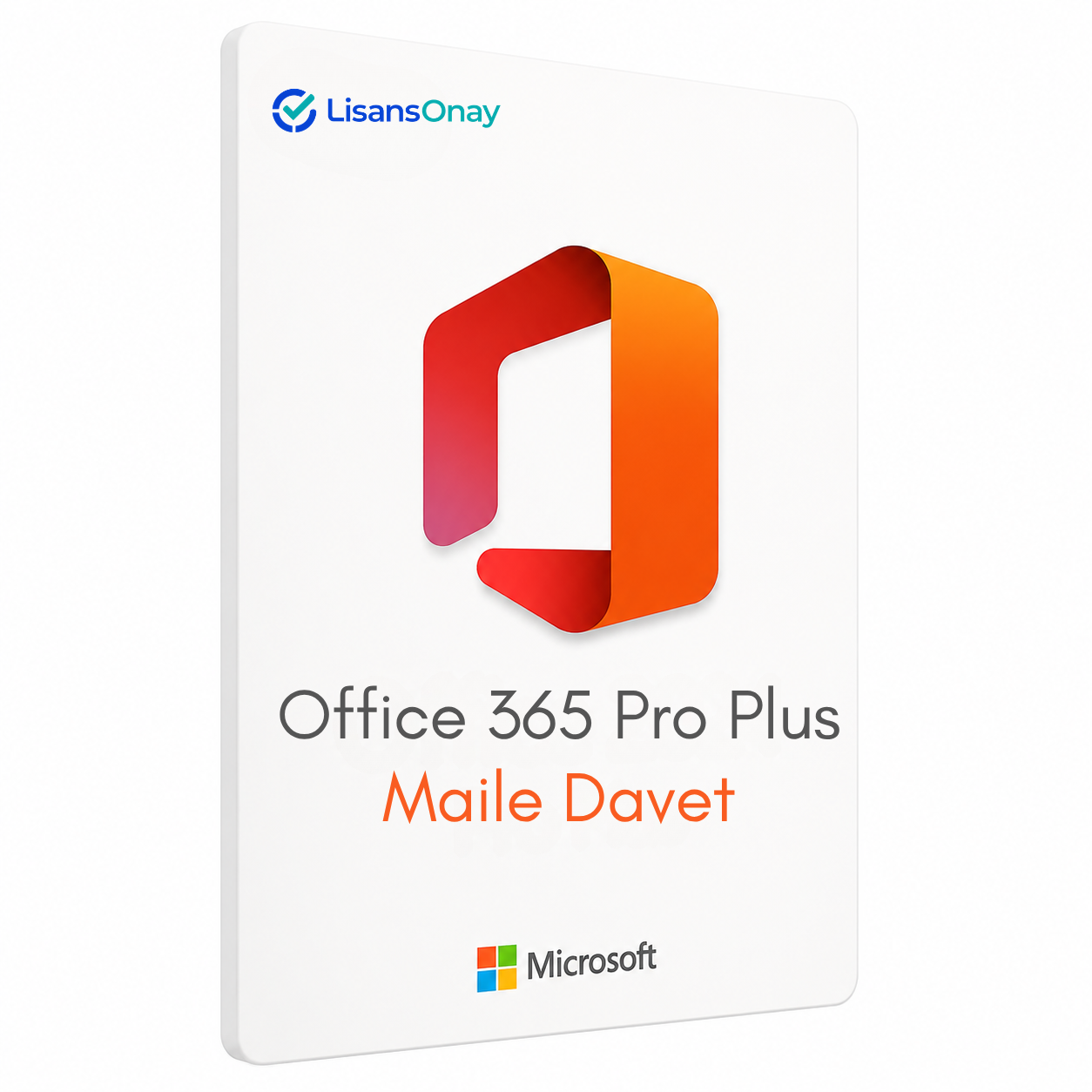 Microsoft Office 365 1 Yıllık Abonelik (E-posta Daveti)