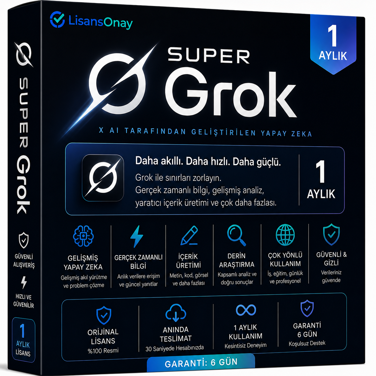 Super Grok 1 Aylık Abonelik Hesabı