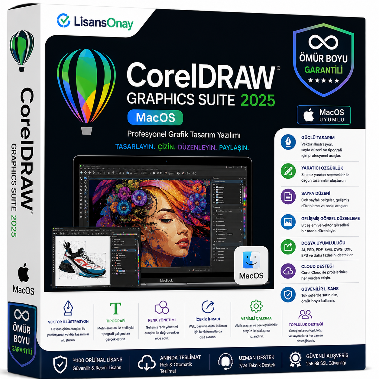 CorelDRAW Graphics Suite 2025 Lisans Anahtarı (macOS)