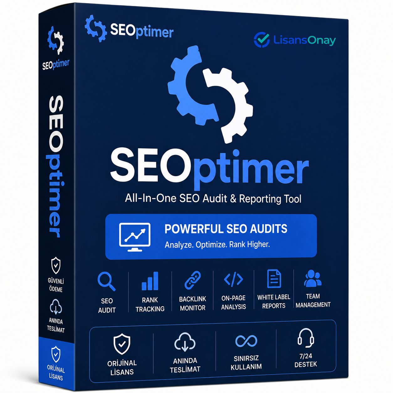 SEOptimer Profesyonel SEO Analiz ve Raporlama Aracı