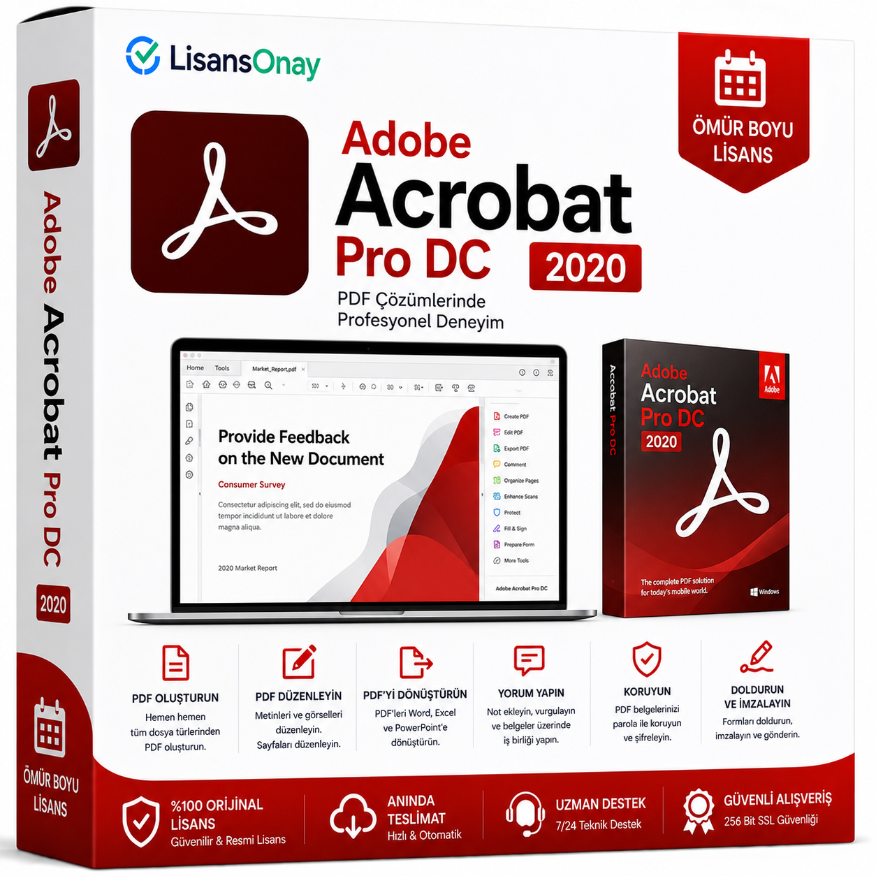 Adobe Acrobat Pro DC 2020 Lisans Anahtarı