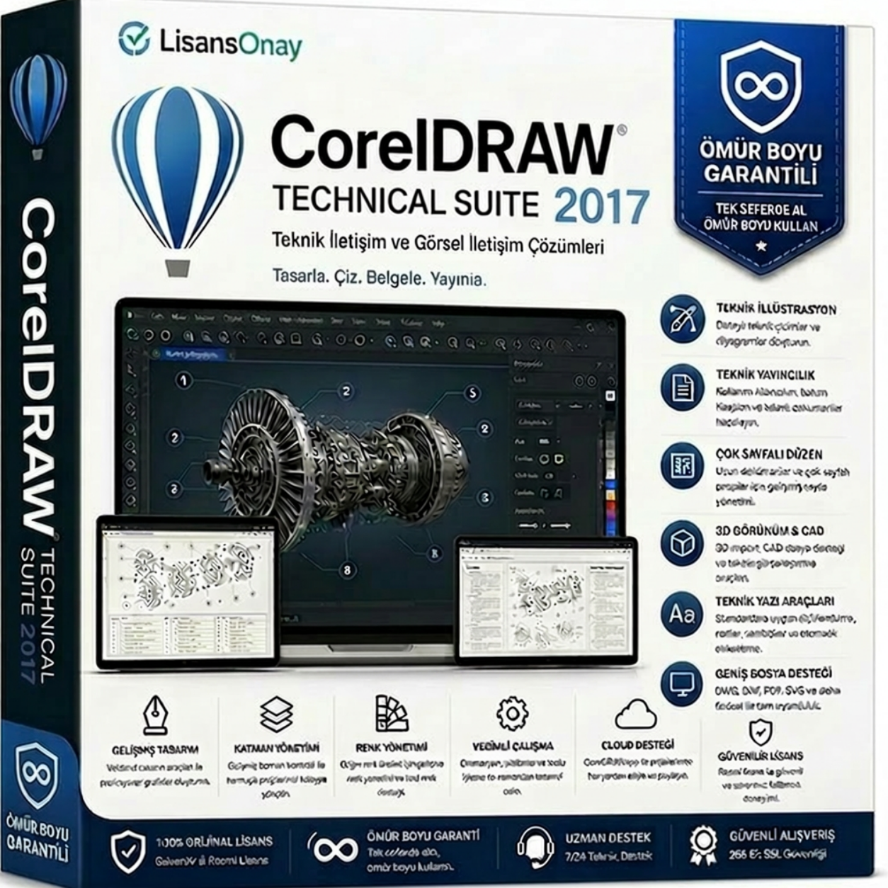 CorelDRAW Technical Suite 2017 Dijital Lisans Anahtarı