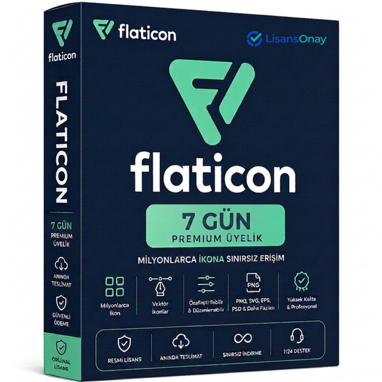 Flaticon Premium Üyelik (7 Günlük)