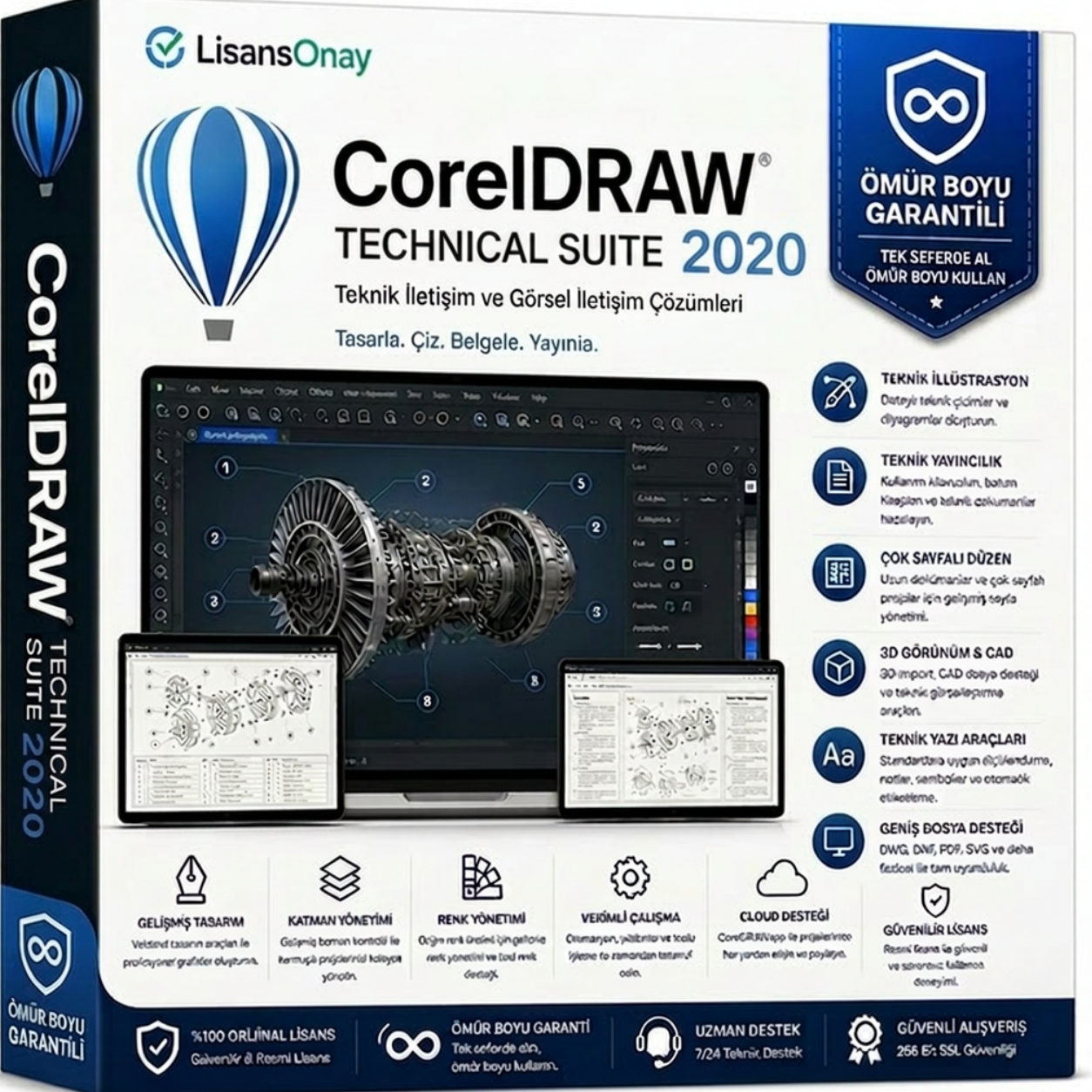 CorelDRAW Technical Suite 2020 Lisans Anahtarı
