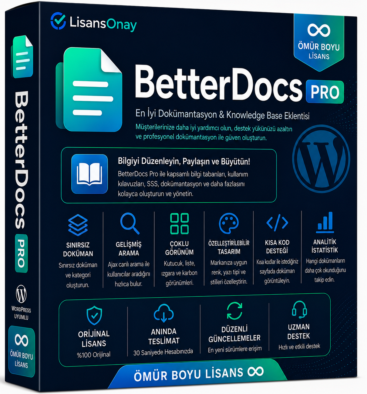 BetterDocs Pro WordPress Eklentisi Lisans Anahtarı