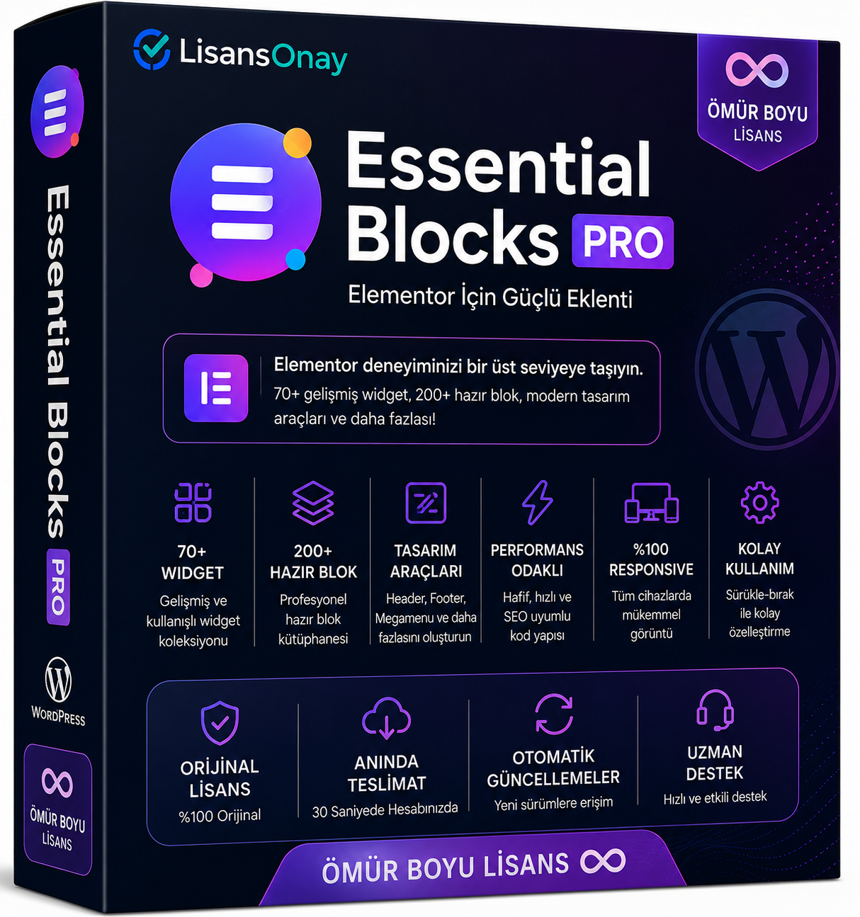 Essential Blocks Pro Dijital Lisans Anahtarı