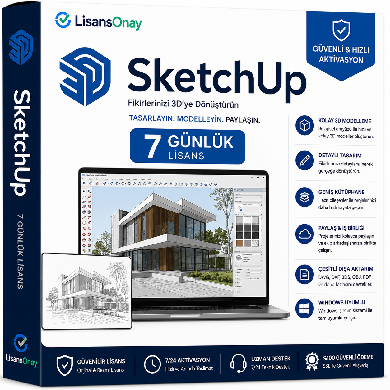 Trimble SketchUp Pro Dijital Lisans Anahtarı