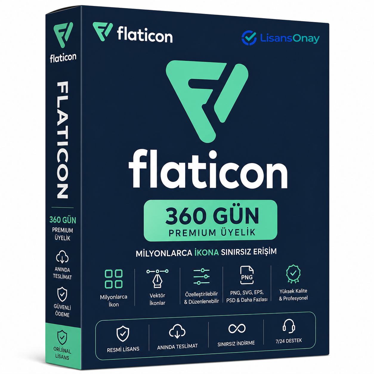 Flaticon Premium Üyelik (1 Yıllık Abonelik)