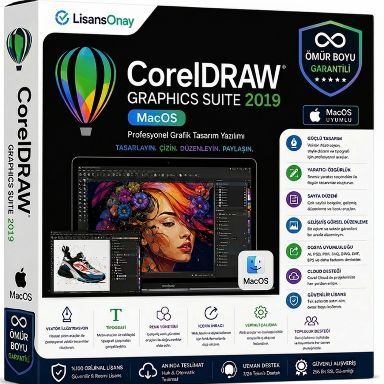CorelDRAW Graphics Suite 2019 Lisans Anahtarı (macOS)