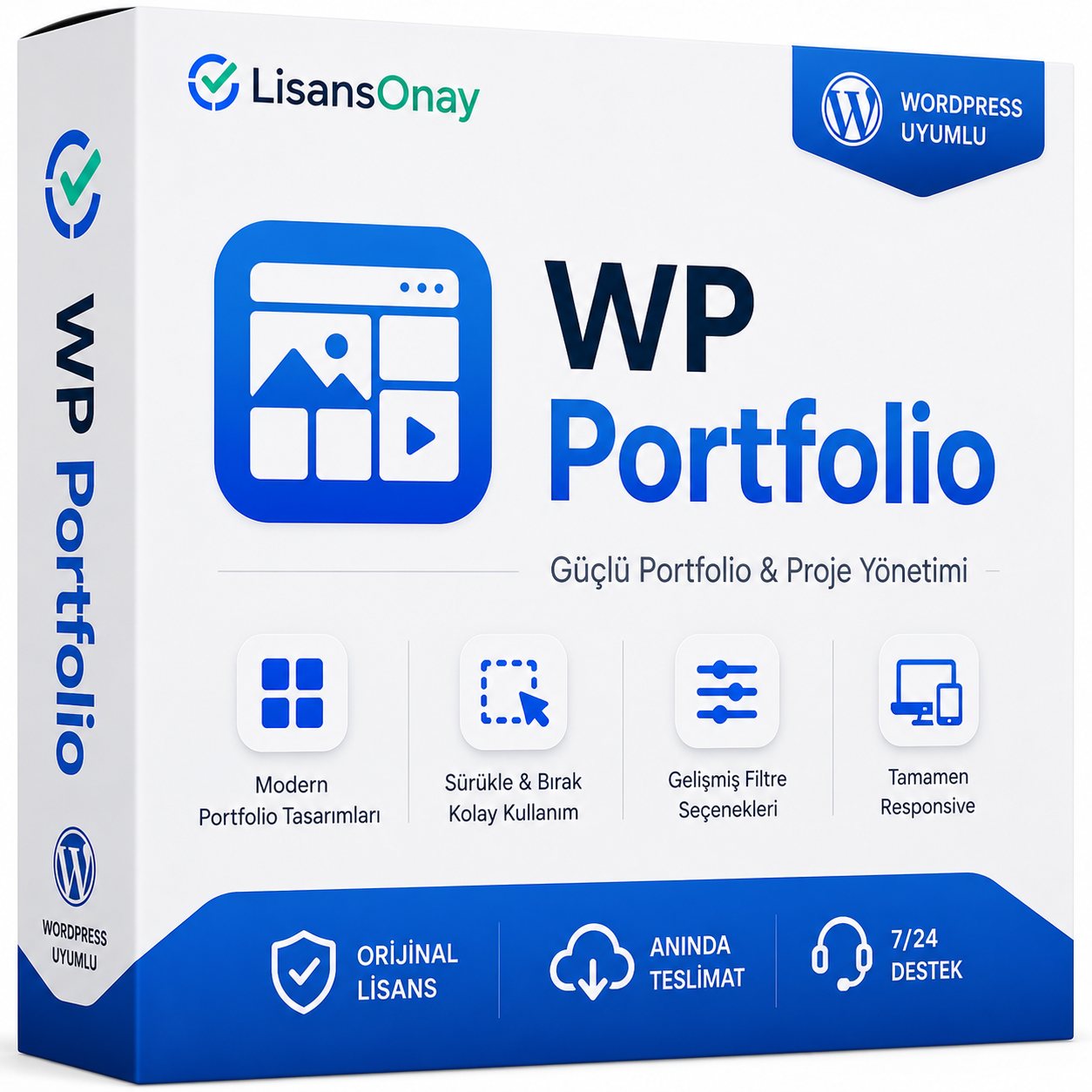 WP Portfolio WordPress Eklentisi Lisans Anahtarı