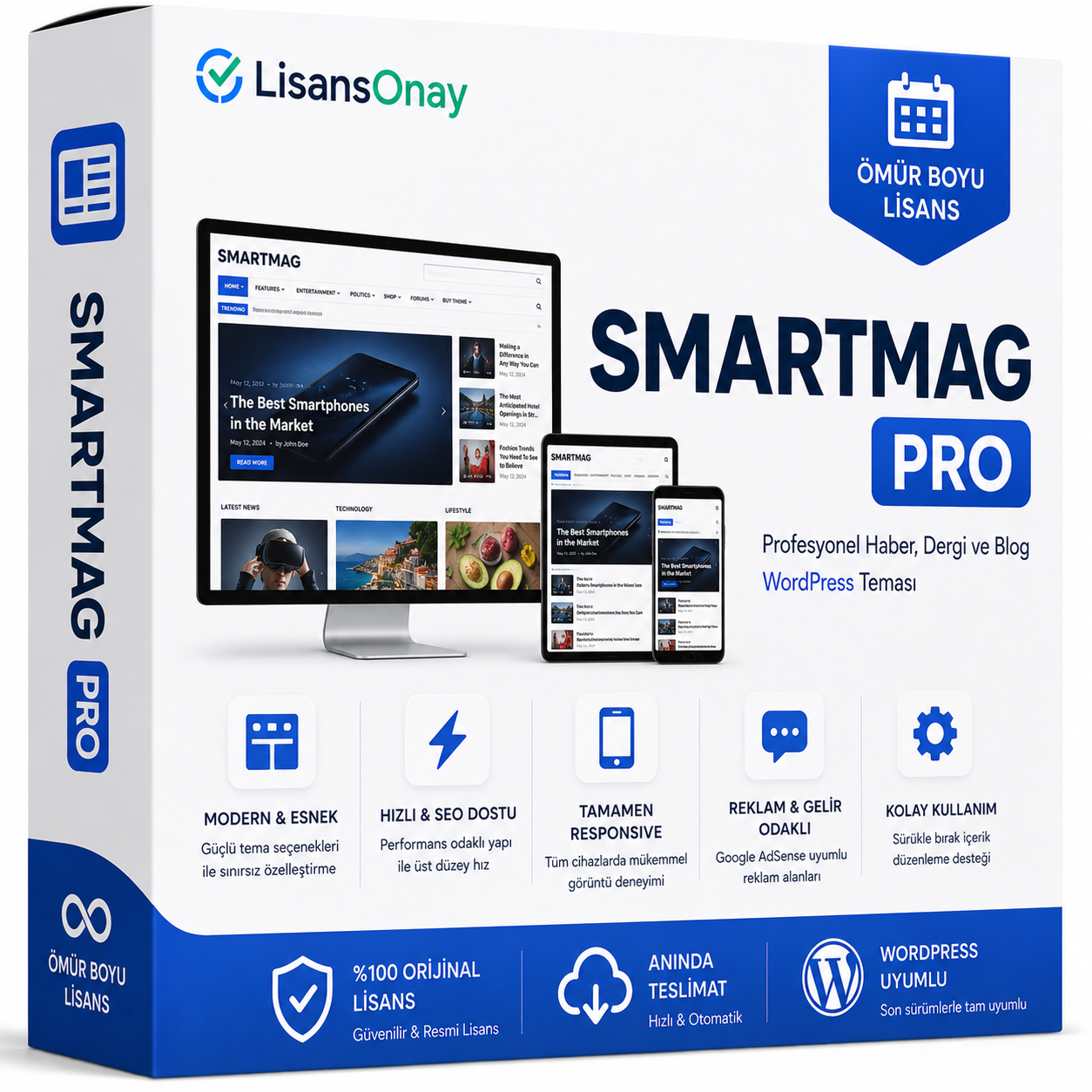 SmartMag Pro WordPress Tema Lisansı