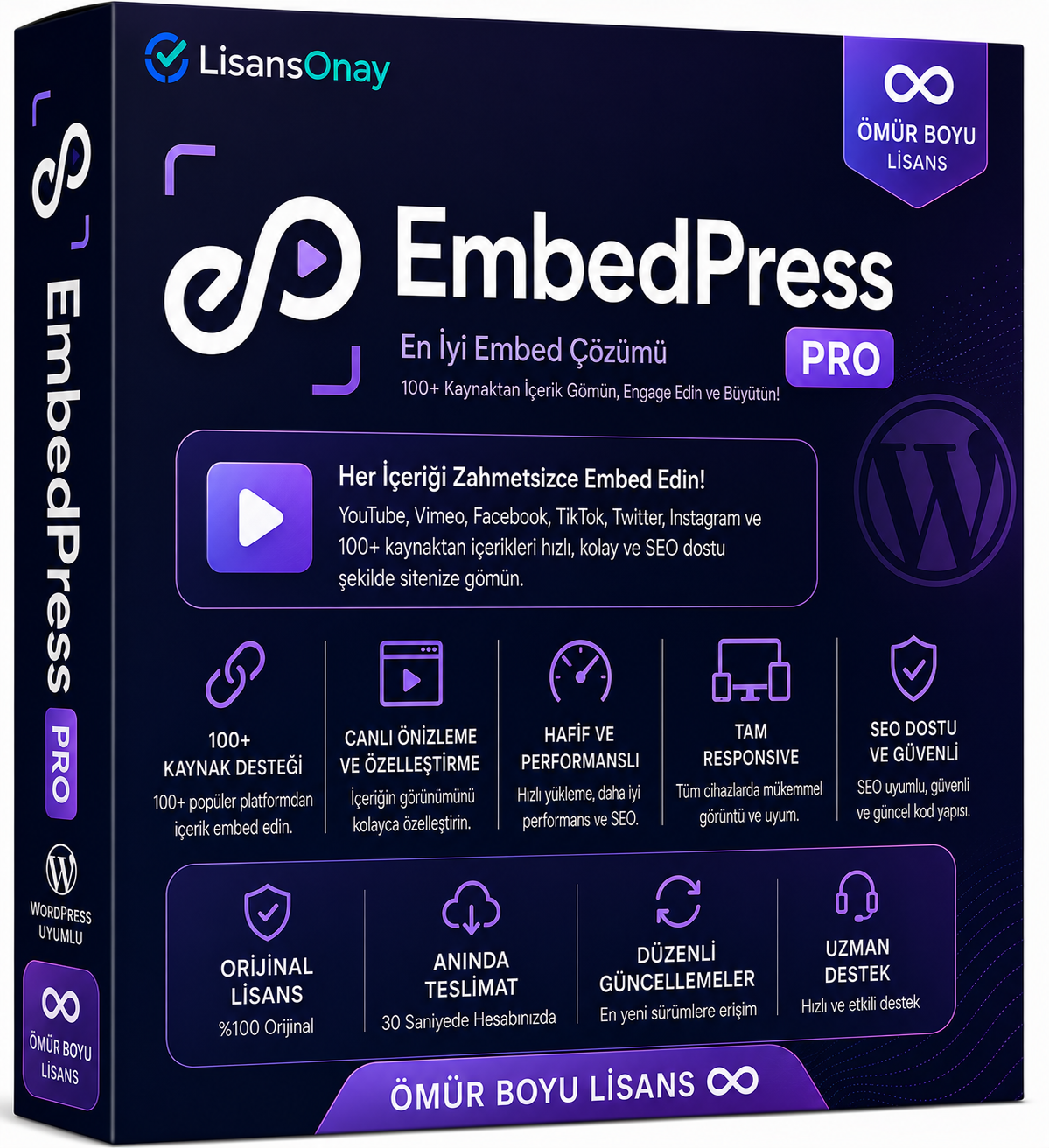 EmbedPress Pro Lisans Anahtarı